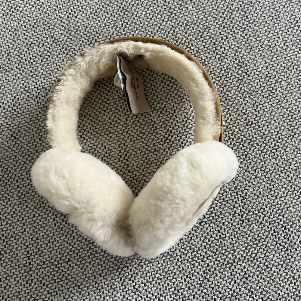 Ugh Cozy Cream Faux Fur Earmuffs